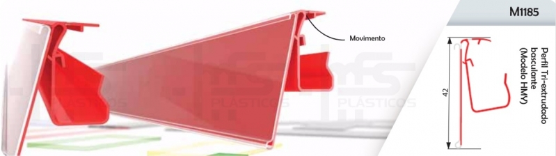 Atacado de Portas Etiquetas de Plástico Guaianazes - Porta Etiqueta para Prateleira Tipo U